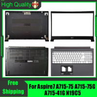 For Acer Aspire7 A715-75 A715-75G A715-41G N19C5 LCD Rear Lid Back Top Cover Front Bezel Palmrest Upper Bottom Base Case Housing