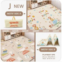 LC - SPEEDS SNI I Playmat Bayi Karpet Lipat Playmate Matras 180x200cm tebal 10mm Tikar Lipat Foam Ma