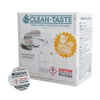 FAST DELIVERY [Clean Taste] Machine Cleaner 10 Capsules Descaling Nespresso cleanser cleansing clean