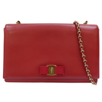 Salvatore Ferragamo 菲拉格慕【再降價】紅色 牛皮 肩背包 【二手名牌BRAND OFF】
