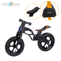 【BabyTiger虎兒寶】POPBIKE 兒童平衡滑步車 - AIR充氣胎 + 椅墊套 + 攜車袋