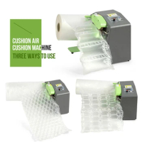 Air Cushion Packaging Machine Buffer Bubble Bag Inflator Film Buffer Inflatable AirBag Machine Air Pillow Maker High Speed