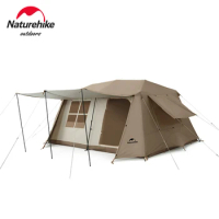 Naturehike Village13㎡ Automatic Tent Outdoor Camping Luxury Automatic Tent Waterproof Sunscreen Exquisite Two BedroomsOne Living