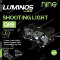 PROMO - LAMPU NINE LUMINOS LED Q9S HARGA SEPASANG PROMO