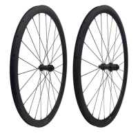 1280g UCI Quality Carbon Wheels 25/35/38/40/45/50mm Disc Brake 700c Road Bike Wheelset 36T Ratchet Hub Road Cycling Wheelset