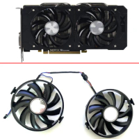 NEW Graphics card Cooling Fans For XFX Radeon R9 380 380X R9 370 370X RX460 560 R7 350 360 370 Graphics Card Fans FDC10U12S9-C