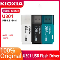Kioxia USB TransMemory Flash Drives Black/White/blue 64GB/128GB/256GB U301 Pendriver