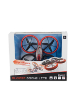 โดรนบังคับ Flybotic Bumper Drone Lite 3 - Channel Drone 2.4 GHz สีBlack & Red