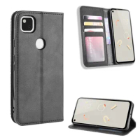 For Google Pixel 4a Case Luxury PU Leather Wallet Magnetic Adsorption Case For Google Pixel 4a 5G 4 a Pixel4a Phone Bags