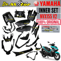 NVX155 V1 V2 NVX 155 AEROX COVER INNER SET PART HITAM CAVER KAVER BLACK METER FENDER BBP-F8400-00 10