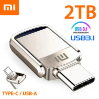 Xiaomi U Disk 2TB 1TB USB 3.1 Type-C Interface 512GB Fast Mobile Phone Computer Mutual Transmission Portable USB Memory 2024