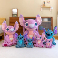 COD Cartoon Stitch Plush Doll Cute Stitch Besar Plush Toy Bantal Hadiah Hari Lahir Anak Patung