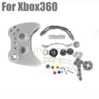 10sets For XBox 360 Wired Controller Case Gamepad Protective Shell Cover Full Set With Buttons Analog Stick Bumpers