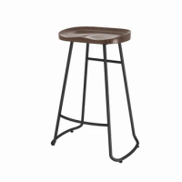 Nordic solid wood high chair bar chair household high stool simple bar stool coffee shop bar chair bar chair
