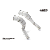 Mach5 AUDI S6 S7 高流量帶三元催化排氣管_O/GPF排溫排壓感知器(C8 2.9T EA839)