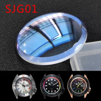 31.5x5.2x2.9mm Sapphire Crystals Big Chamfer Blue/Red AR Coating Watch Glass Fits SKX007 SKX175 SRPD55K1 Parts Replacement