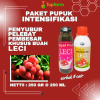 Pupuk Buah Leci / Pupuk Pelebat Buah Leci / Pupuk Cair Serbuk Hijau Daun Leci / Pupuk Penyubur Tanam