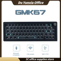 Zuoya Gmk67 Wireless Mechanical Keyboard Gasket Kit Rgb Backlit Bluetooth 2.4g Wireless 3 Mode Hot Swappable Customized Keyboard