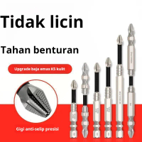 [SET 5 IN 1] Mata Obeng Magnetik Plus S2 Super Kuat / Mata Bor Obeng Ketok Anti Slebor Berbagai Ukur