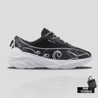 Prodigo * Sepatu Running Toraja Hitam Putih I Sepatu Sport Pria I Sepatu Olahraga Pria Wanita I Sepa