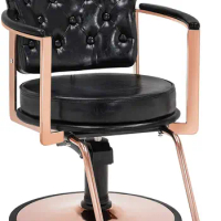 Salon Chair for Hair Stylist Vintage Salon Chair Hydraulic Beauty Spa Styling Equipment 3076(Black) 36.2"D x 22.8"W x 34.59"H