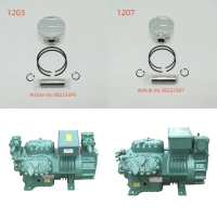 1 bộ DIY phụ kiện piston của hoàn chỉnh cho máy nén lạnh 30223395 6fe-40 6fe-50 4fe-25 4fe-25