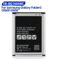 Replacement Battery For Samsung Galaxy Folder2 Folder 2 G1600 G1650 EB-BG160ABC Rechargeable Phone Battery 1950mAh