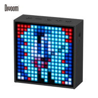 Divoom Timebox Evo Bluetooth Speaker Portable with Clock Alarm Programmable LED Display for Pixel Art Creation Unique DIY Gift