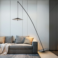 現代簡約個性創意釣魚落地燈北歐創意設計師客廳售樓處樣板間地燈