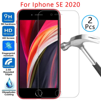 Pelindung Skrin Kaca Bajaan, untuk Sarung Sarung iPhone SE 2020, Serasi dengan iPhone SE 2, SE, 2 SE