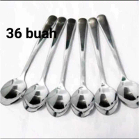 PROMO!! 3 Lusin (36pcs) sendok makan dan garpu makan polos stainless TEBAL isi 36pcs / sendok garpu 