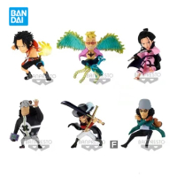 Banpresto One Piece Wcf 3 Series Marco Kuzan Ace Original 6Cm Anime Figure Action Pvc Model Collectible Toys In Stock