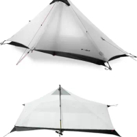 3F UL Gear Lanshan1 Ultralight Tent 3/4 Season Portable Backpacking Tent for 1p Double Layer Tent for Camping, Climbing, Hiking