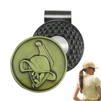 Ball Marker Hat Clip Metal Golf Ball Marker With Hat Clip Golf Accessories For Men Women Golfer For Golf Hats Pants Gloves Bags