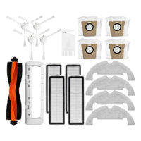 For Xiaomi Robot Vacuum X10 Robot Vacuum Cleaner Parts Replacement Main Side Brush Hepa Filter Mop Cloth Dust Bag