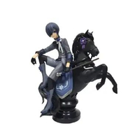 Ciel Phantomhive Sitting on a Horse Black Butler Kuroshitsuji 18cm Action Figure PVC D-SAT006