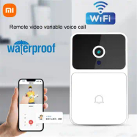 Xiaomi Wireless Doorbell Waterproof Smart Home Door Bell Chime Kit LED Flash Security Alarm Welcome House Security Supplies