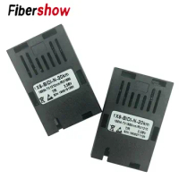 155M Single fiber SC connector bidi 20km 1*9 module optical transceiver for 100M media converter HTB-3100