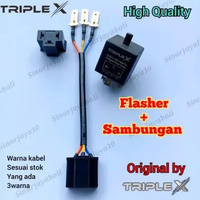 triple x flasher sein led 3pin sein mobil motor flaser relay sen 3kaki rellay reting otomatis leting