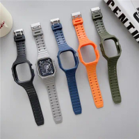 Sports Anti-fall case for apple watch ultra2 band 98765SE43 Clear silicone case iwatch Series 49mm45mm41mm44mm Accessories Sport
