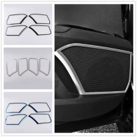 For Toyota Camry 70 XV70 2018-2021 2022 2023 Stainless Steel Car Audio Trim Cover Interior Door Speaker Stereo Sound Frame Case