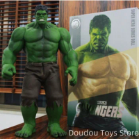 55cm Marvel Anime Figures Hulk Action Characters Desktop Ornaments Large Model Boy Collection Toys Children'S Christmas Gift