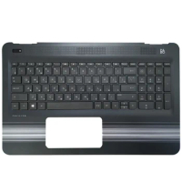 NEW Russian/US/Latin laptop Keyboard for HP Pavilion 15-AU 15-AW 15-AL TPN-Q172 TPN-Q175 Palmrest upper cover No touchpad
