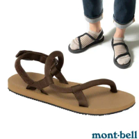 【MONT-BELL】 Lock-On Sandals 自動調校織帶涼鞋.拖鞋/防滑鞋床/1129714 BN 棕
