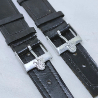 Titus buckle strap vintage NOS part arloji lawas jam tangan antik solvil et titus leatherstrap klasi