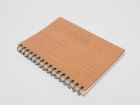 Notebook A5 Personalized Wooden Notebook Buku Nota