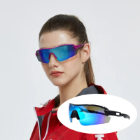【GUGA】偏光運動太陽眼鏡 粗框鏤空款(MIT台灣製 偏光墨鏡 防滑設計 P1130)