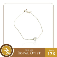 Gelang emas Serut White Gold Quinny 17 K