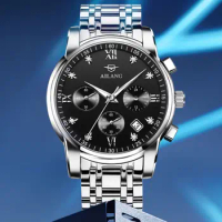AILANG authentic quartz watch men's watch multi-functional waterproof luminous calendar fashion trend men's watch