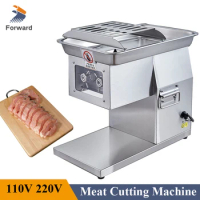 Commercial Electric Meat Vegetable Slicer Cutter Automatic Cutting Grinder Machine Minced Meat 3-20mm Thickness